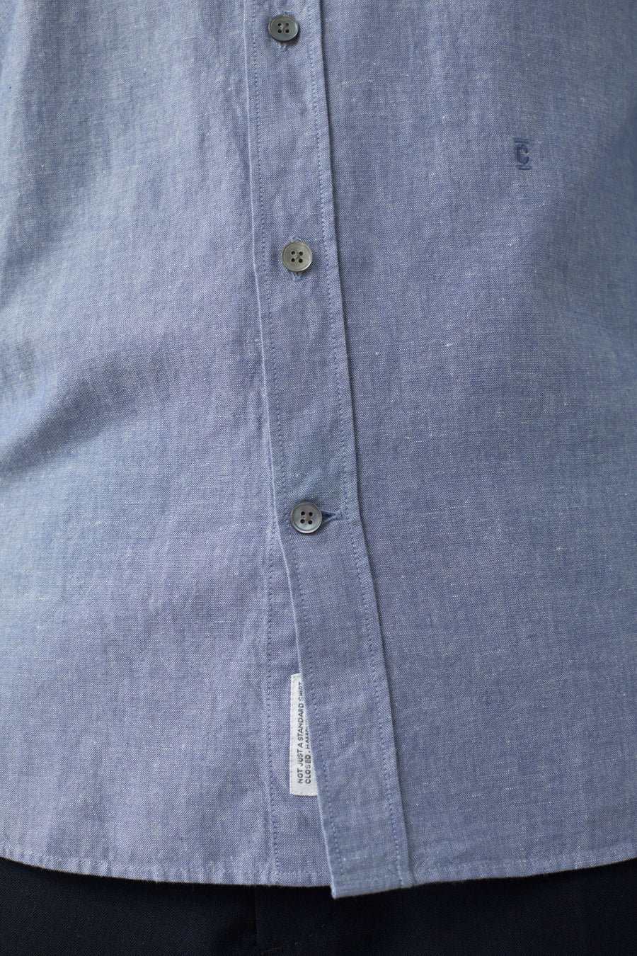 Chambray Button Down Shirt - Lapis