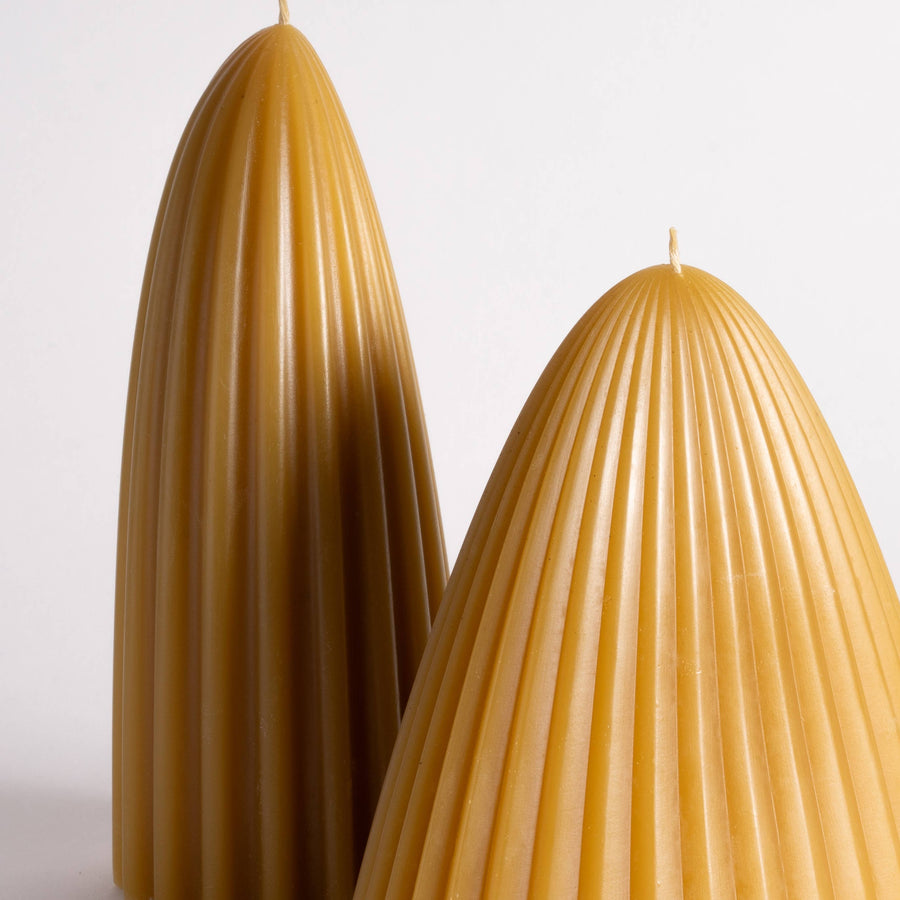 Tusk Beeswax Candle - Small in Natural