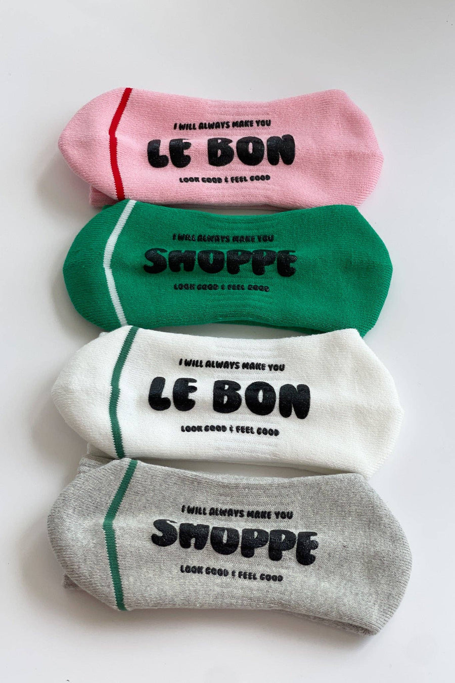 Hugger Socks - White/Black