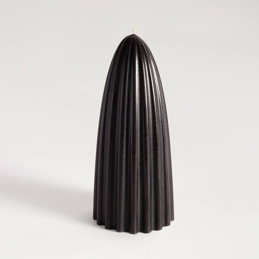 Tusk Beeswax Candle - Medium in Black