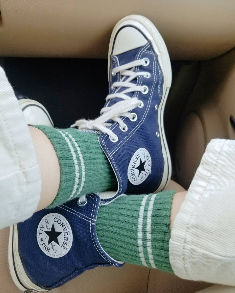 Boyfriend Socks - Powder Blue