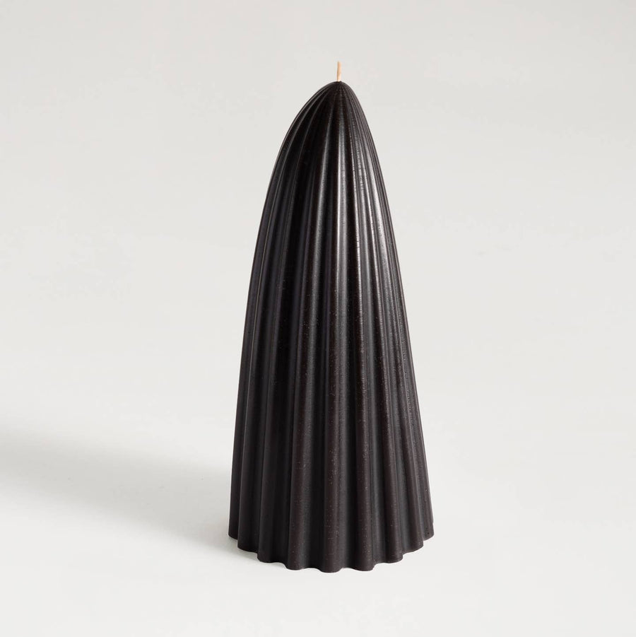 Tusk Beeswax Candle - Medium in Black