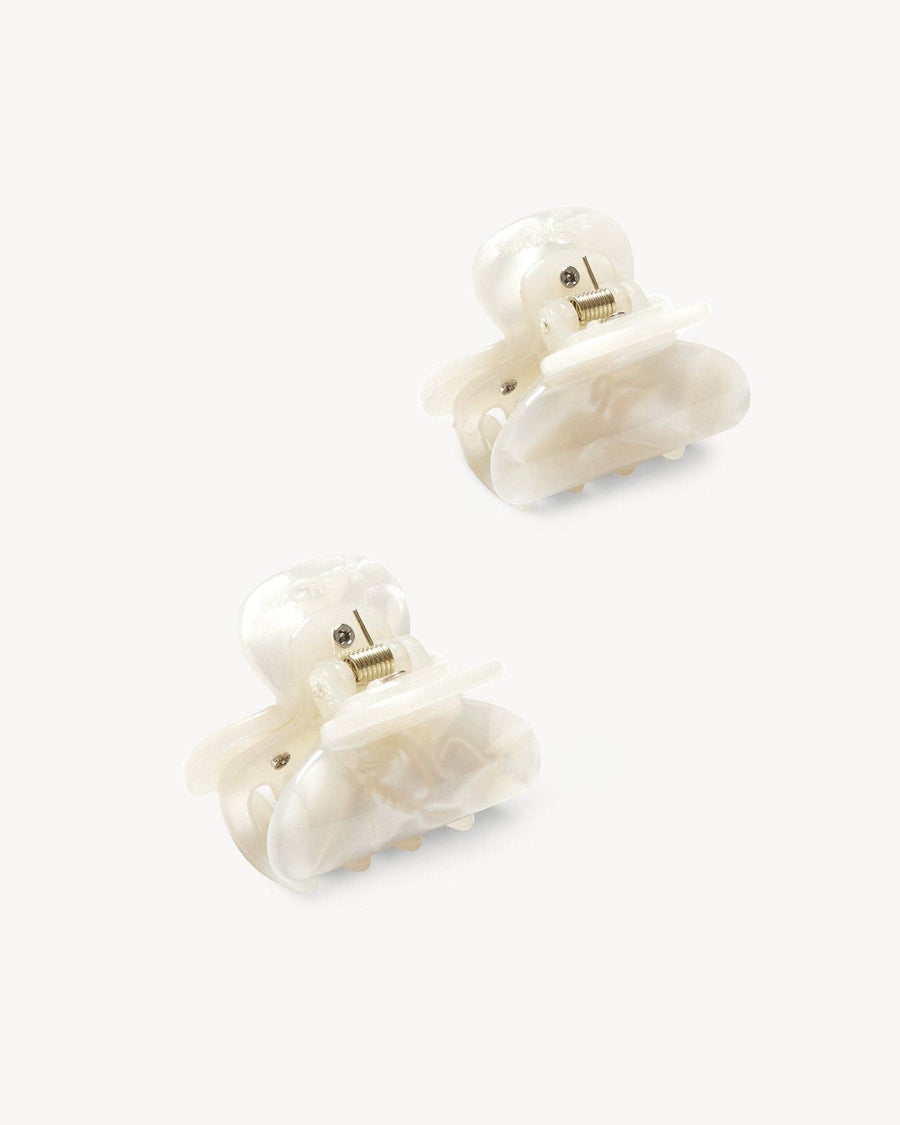 Twin Heirloom Claws - White Shell