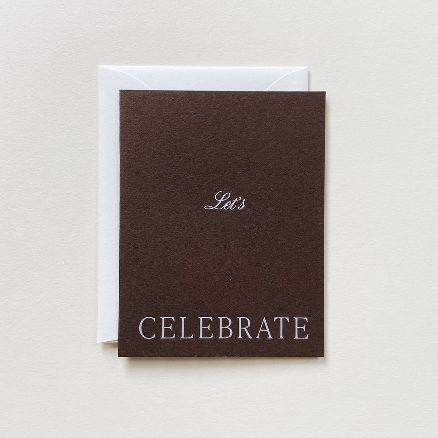 Let's Celebrate No. 28 - Pomegranate Single Card