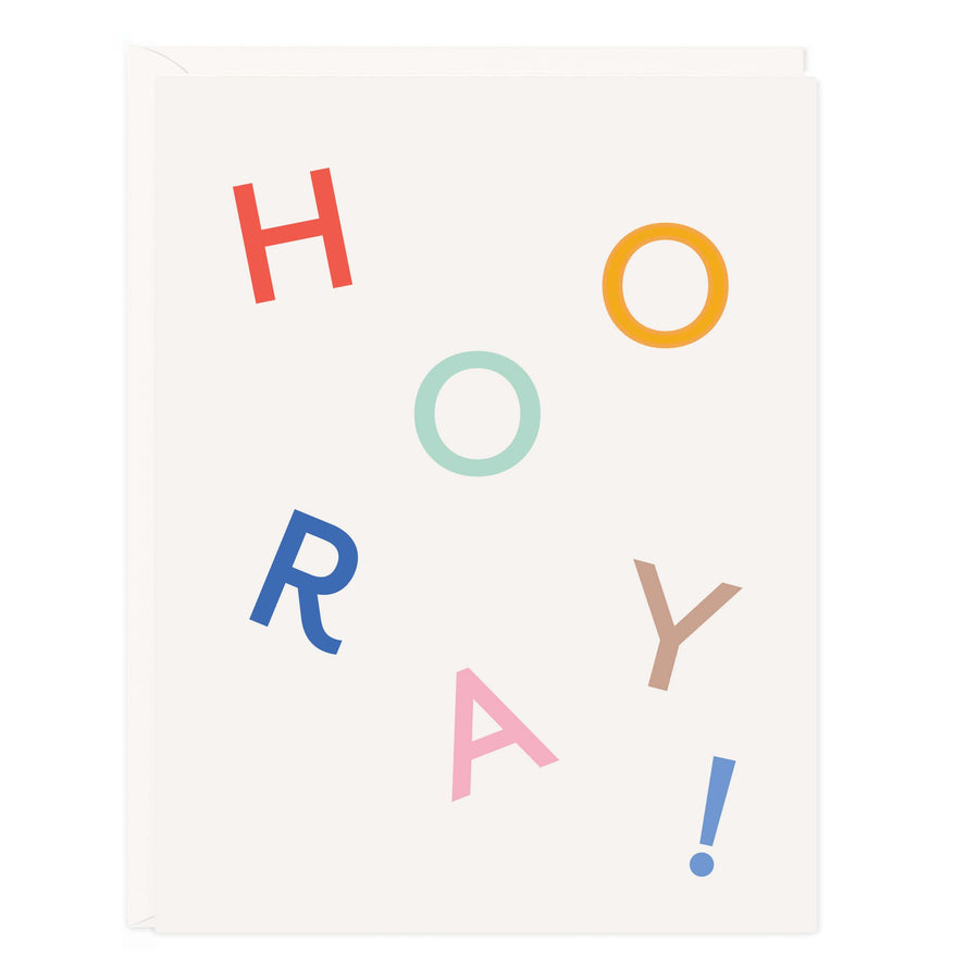 Hooray Letters Card