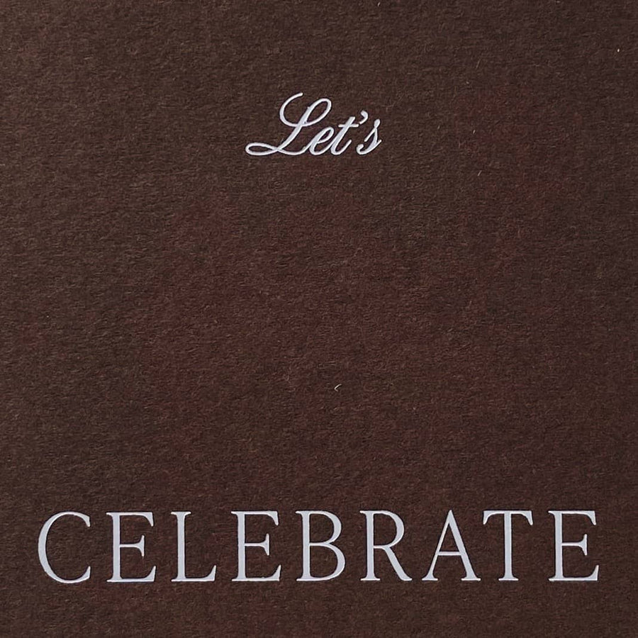 Let's Celebrate No. 28 - Pomegranate Single Card