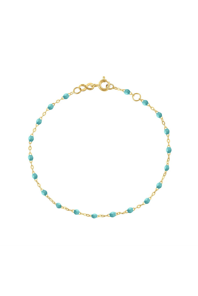 Classic Gigi Bracelet - Turquoise Green 18k Yellow Gold – Pavilion