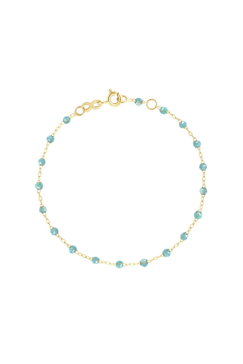 Classic Gigi Bracelet - Aqua Yellow Gold