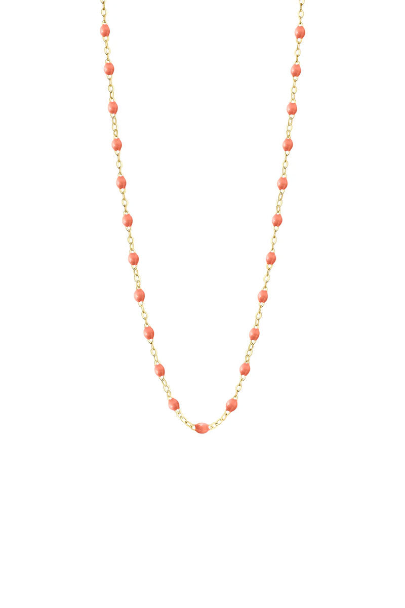 Classic Gigi Necklace - Saumon 18k Yellow Gold