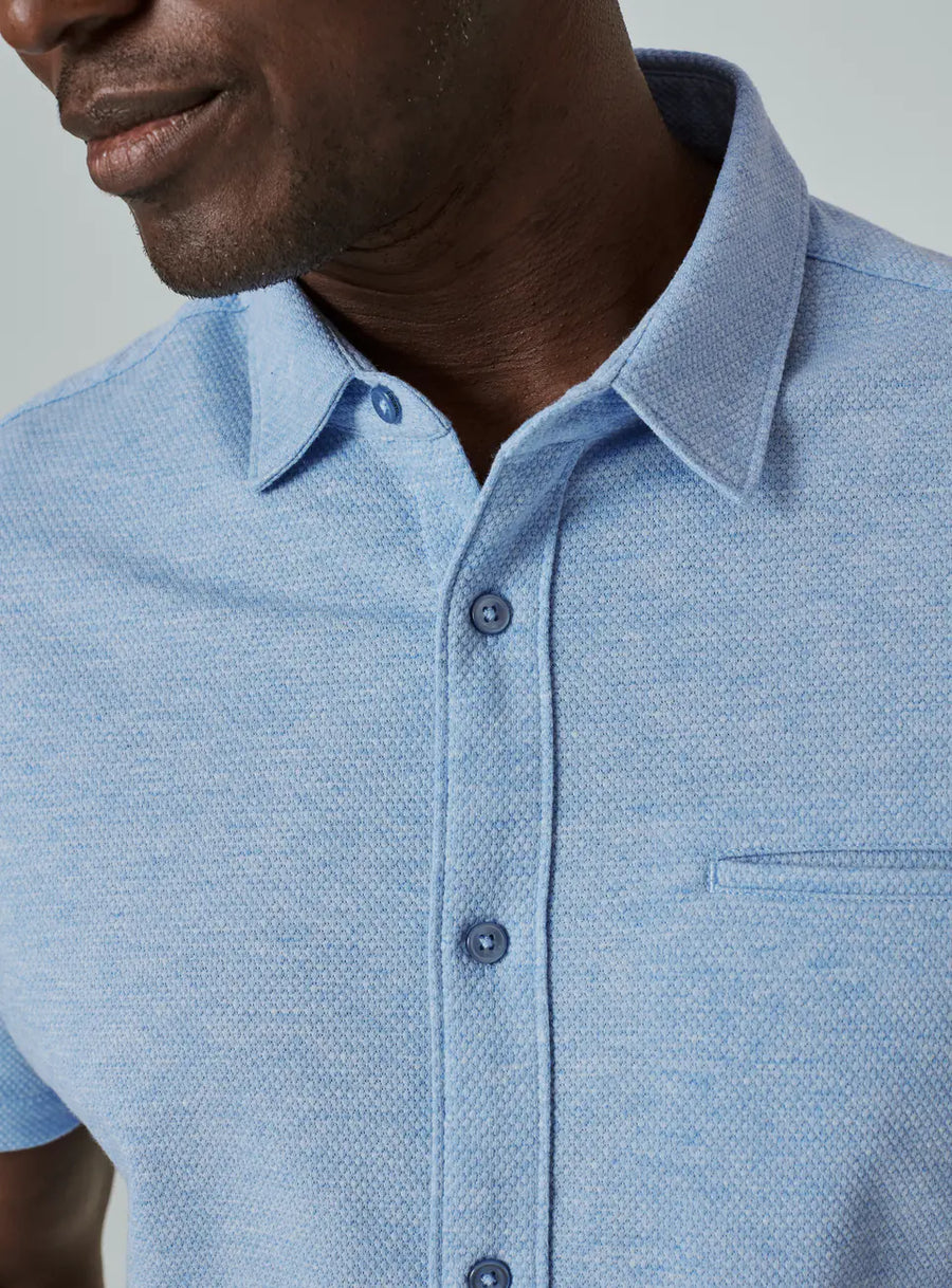 Seville Short Sleeve Shirt - Light Blue