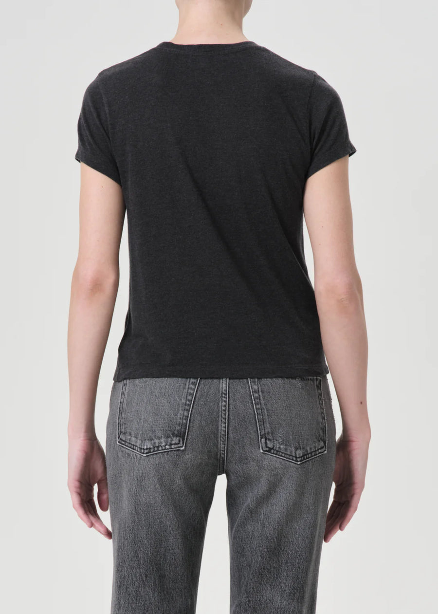 Adine Shrunken Tee - Charcoal Heather