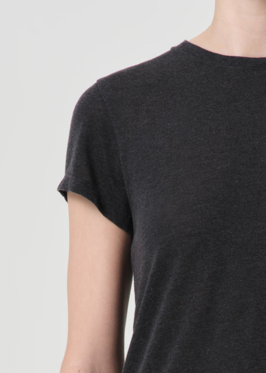 Adine Shrunken Tee - Charcoal Heather