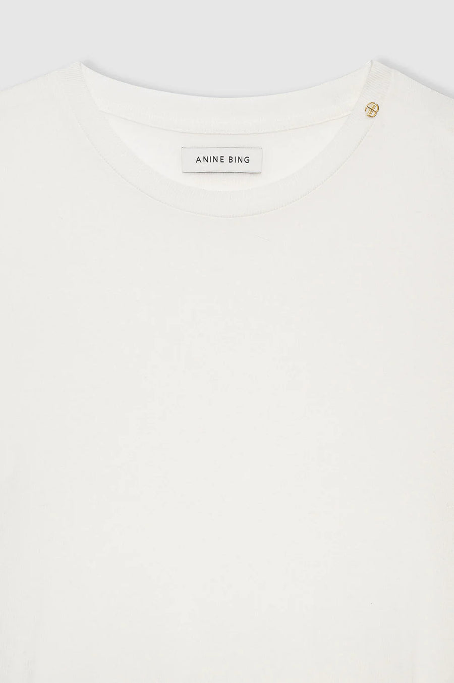 Amani Cashmere Blend Tee - Off White