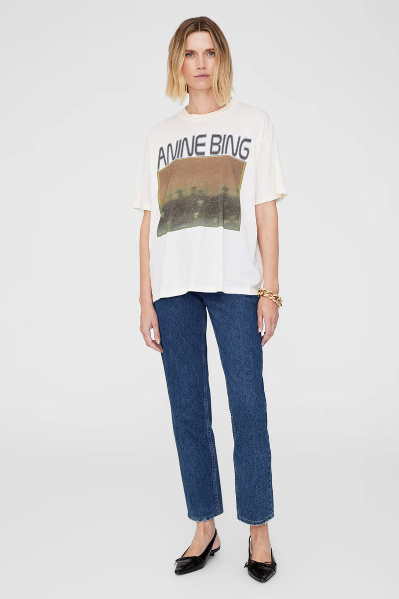 Cade Tee - Mushrooms Off White