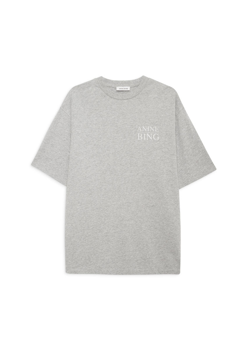 Myers Tee Serif NY - Washed Heather Grey