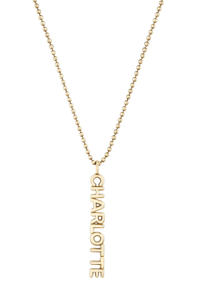 Helium Name It Charm - Mama Yellow Gold