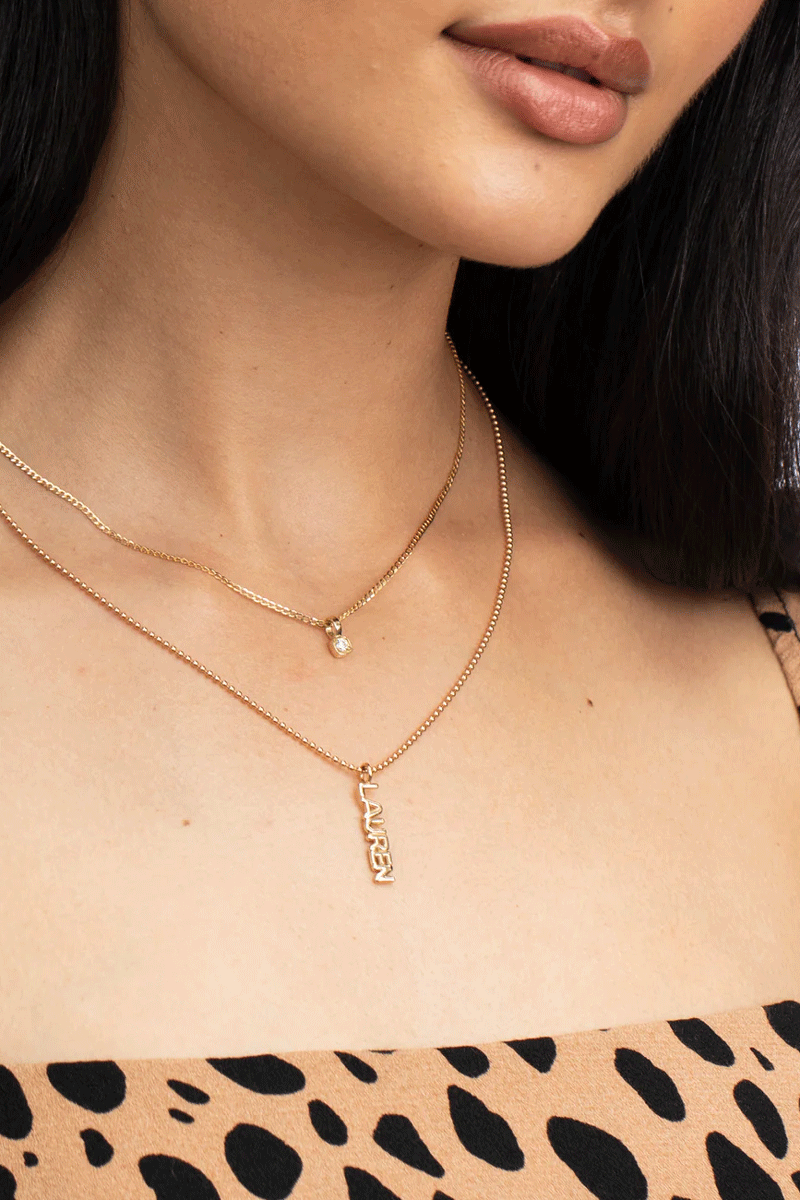 Helium Name It Charm - Mama Yellow Gold