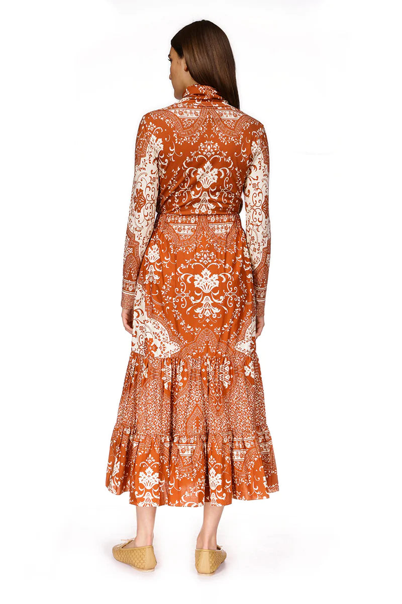 Chase Skirt - Picante Scroll Terrace
