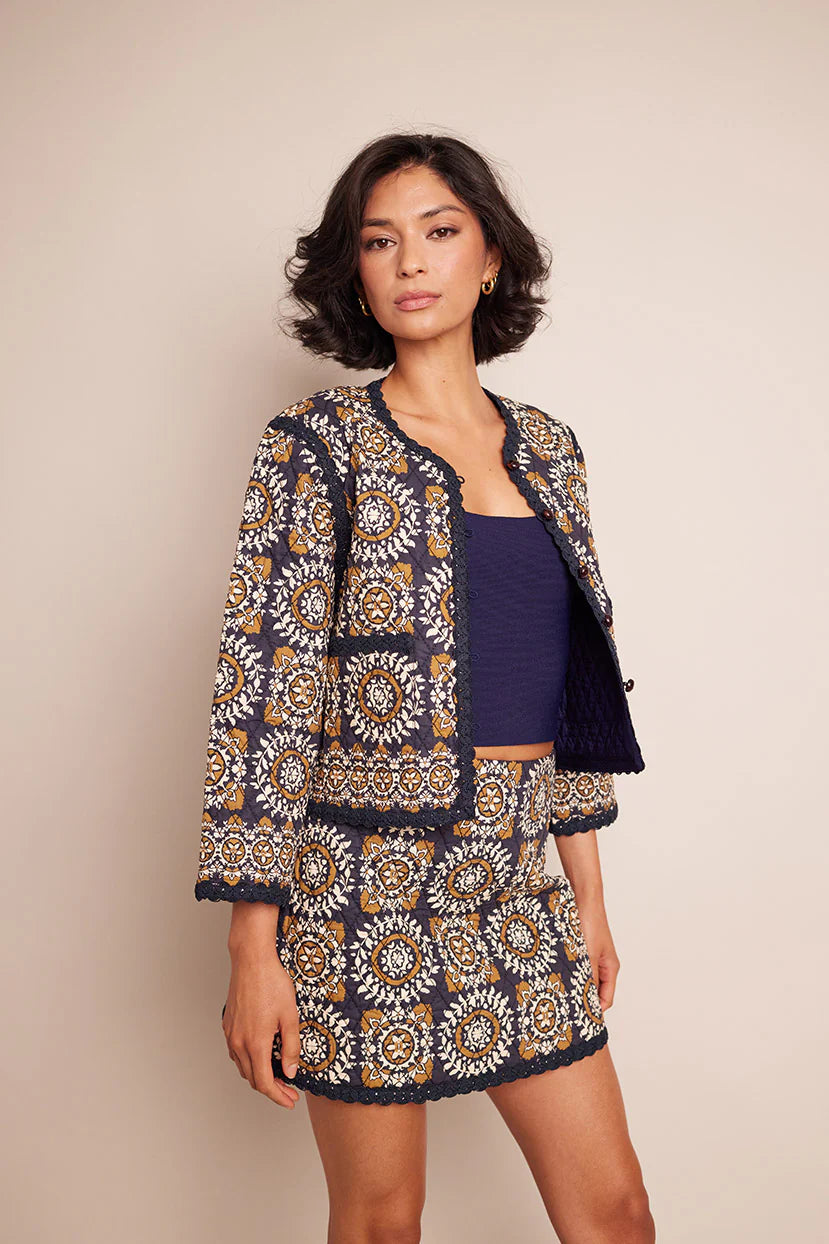 Marissa Jacket - Blue Med Tile