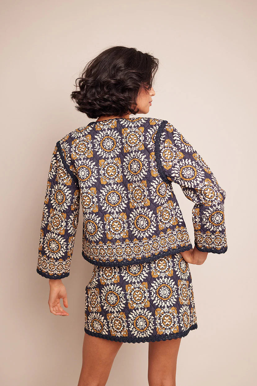 Marissa Jacket - Blue Med Tile