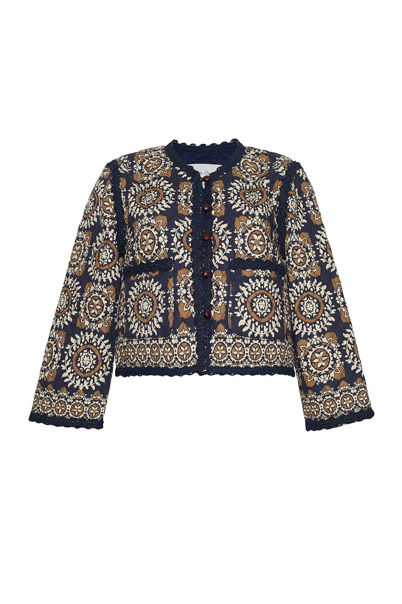 Marissa Jacket - Blue Med Tile