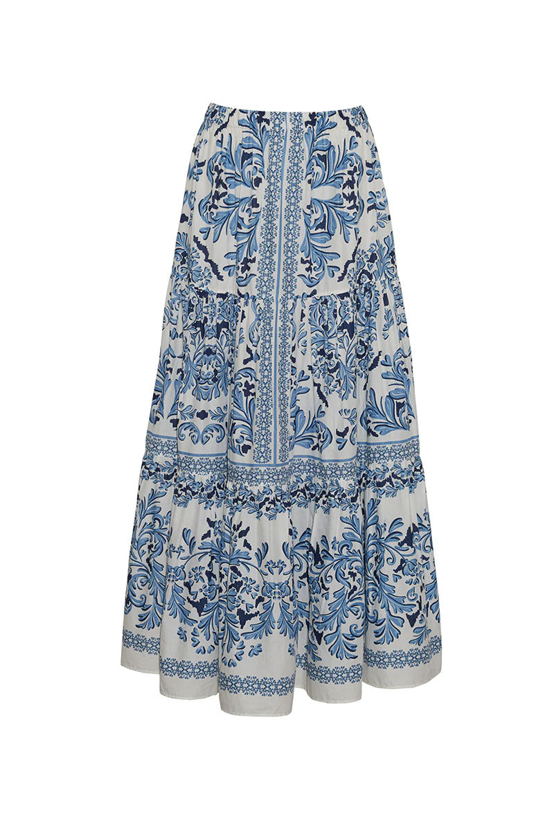 Melanie Skirt - Saltaire Light Blue