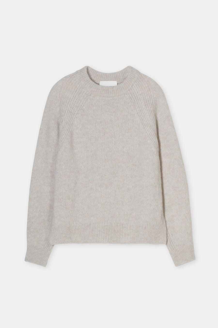 Crew Neck Long Sleeve - Stone Beige