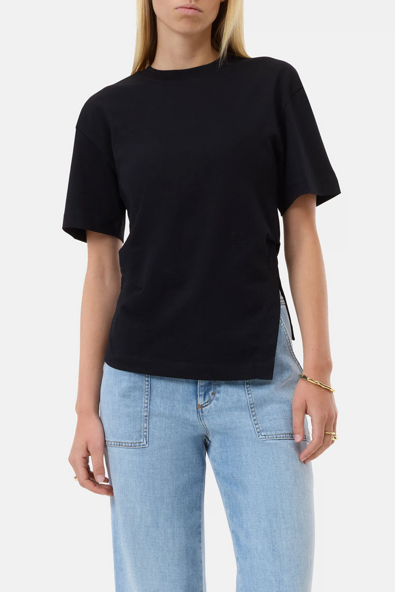 Draped T-Shirt - Black