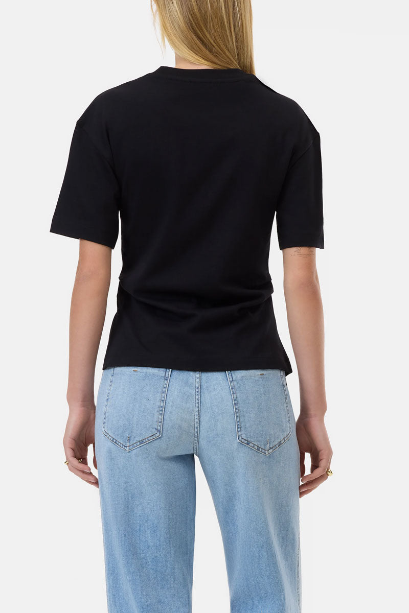 Draped T-Shirt - Black