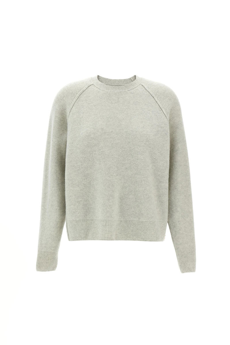 Harvard Knitted Crewneck Sweatshirt - Melange