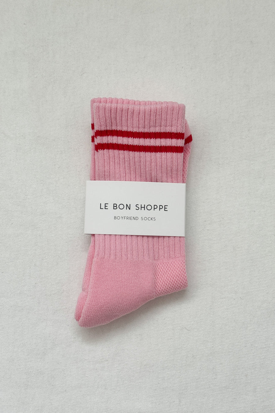 Boyfriend Socks - Amour Pink