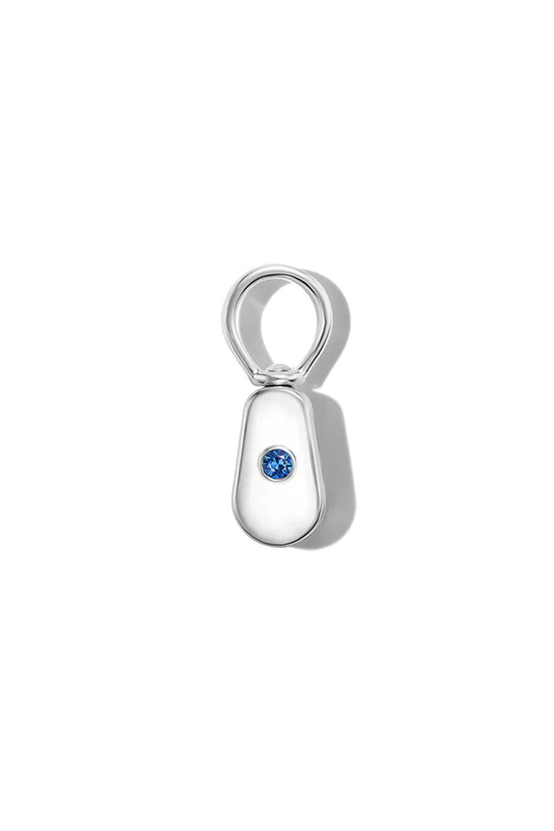 Baby Pulley - Sterling Silver w/Blue Sapphire