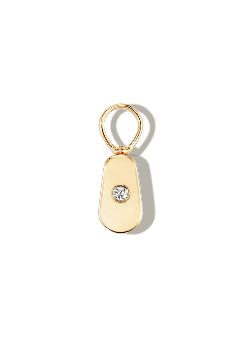 Baby Pulley - 14k Yellow Gold w/ Diamond