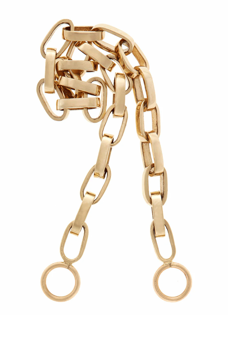 Handmade Biker Chain - 14k Yellow Gold