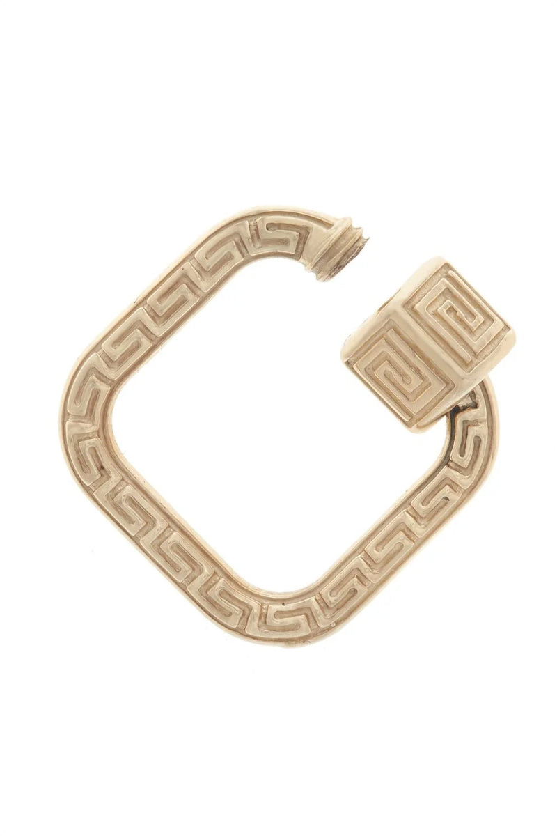 Meander Lock - 14k Yellow Gold