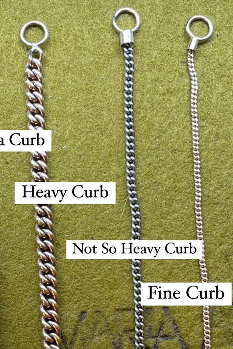 Not So Heavy Curb Chain - Silver w/ Yellow Gold Loops