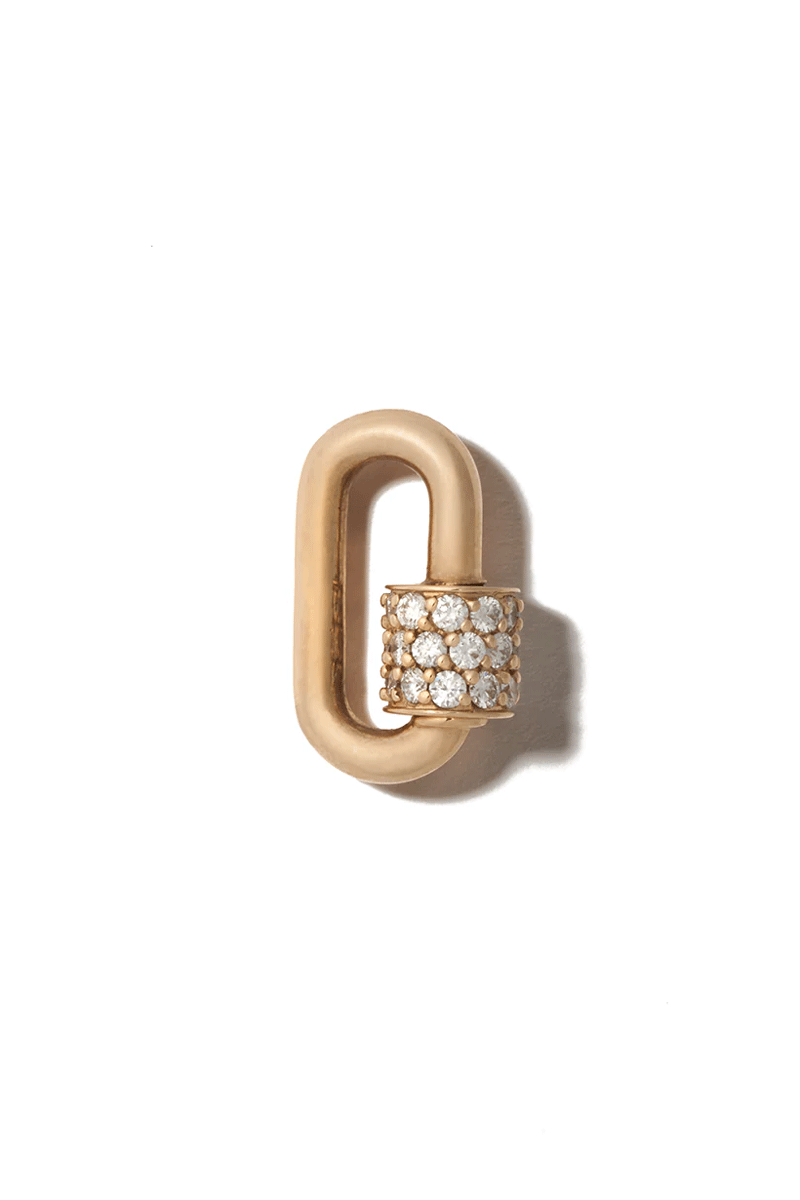 Stoned Chubby Babylock - 14k Yellow Gold & Diamonds