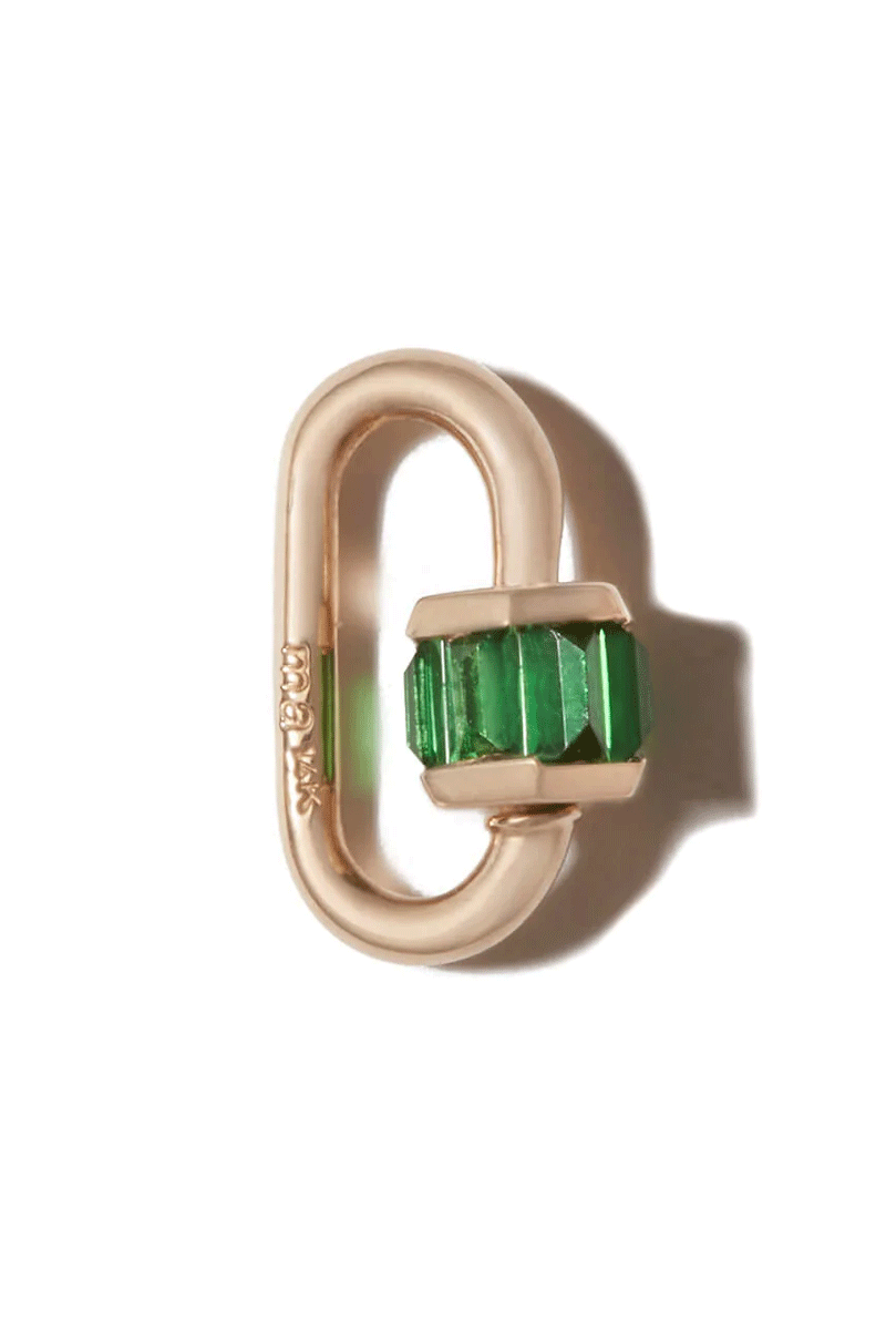 Total Baguette Babylock With Tsavorite - Yellow Gold