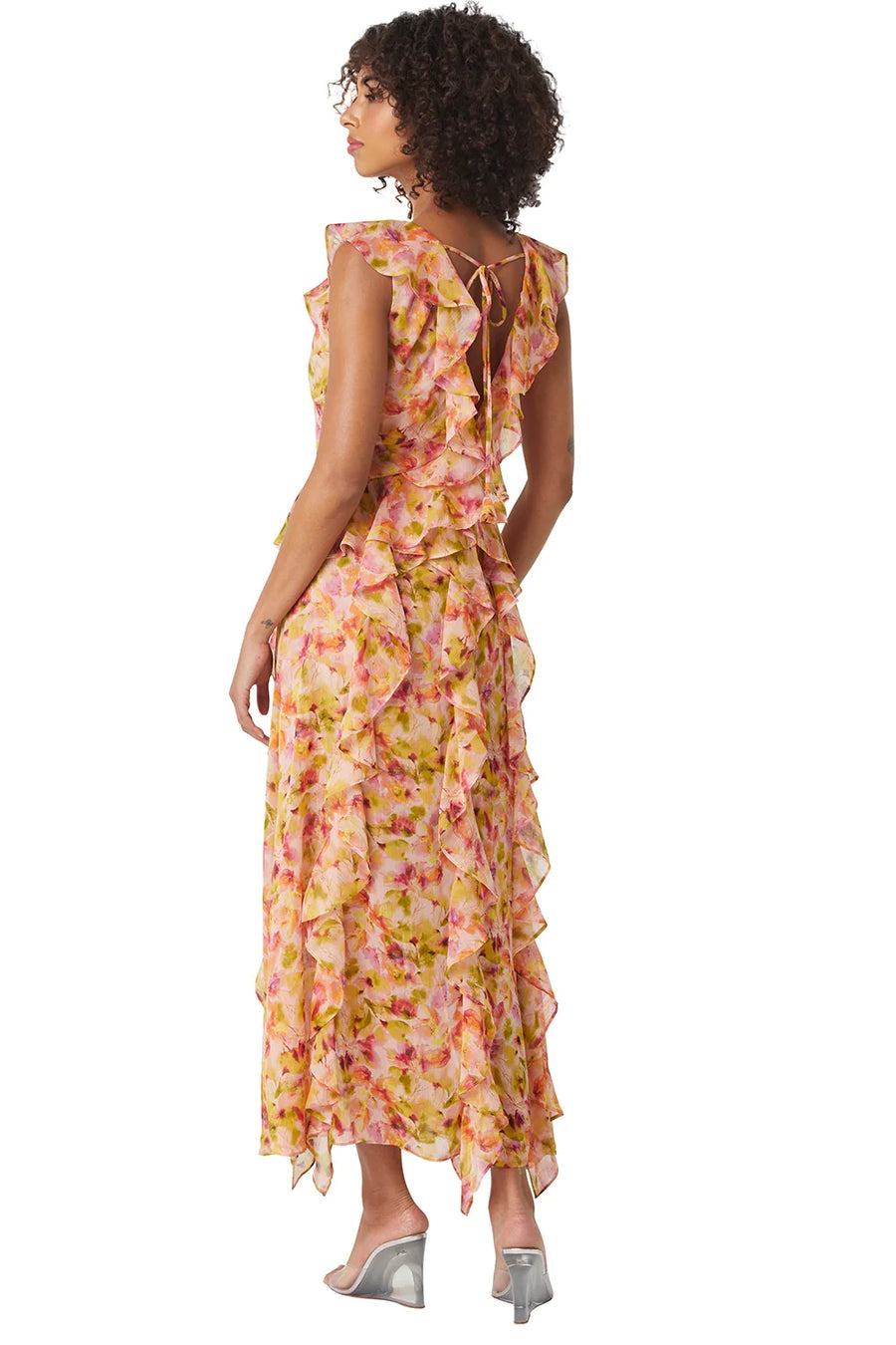 Claudita Dress - Golden Flora