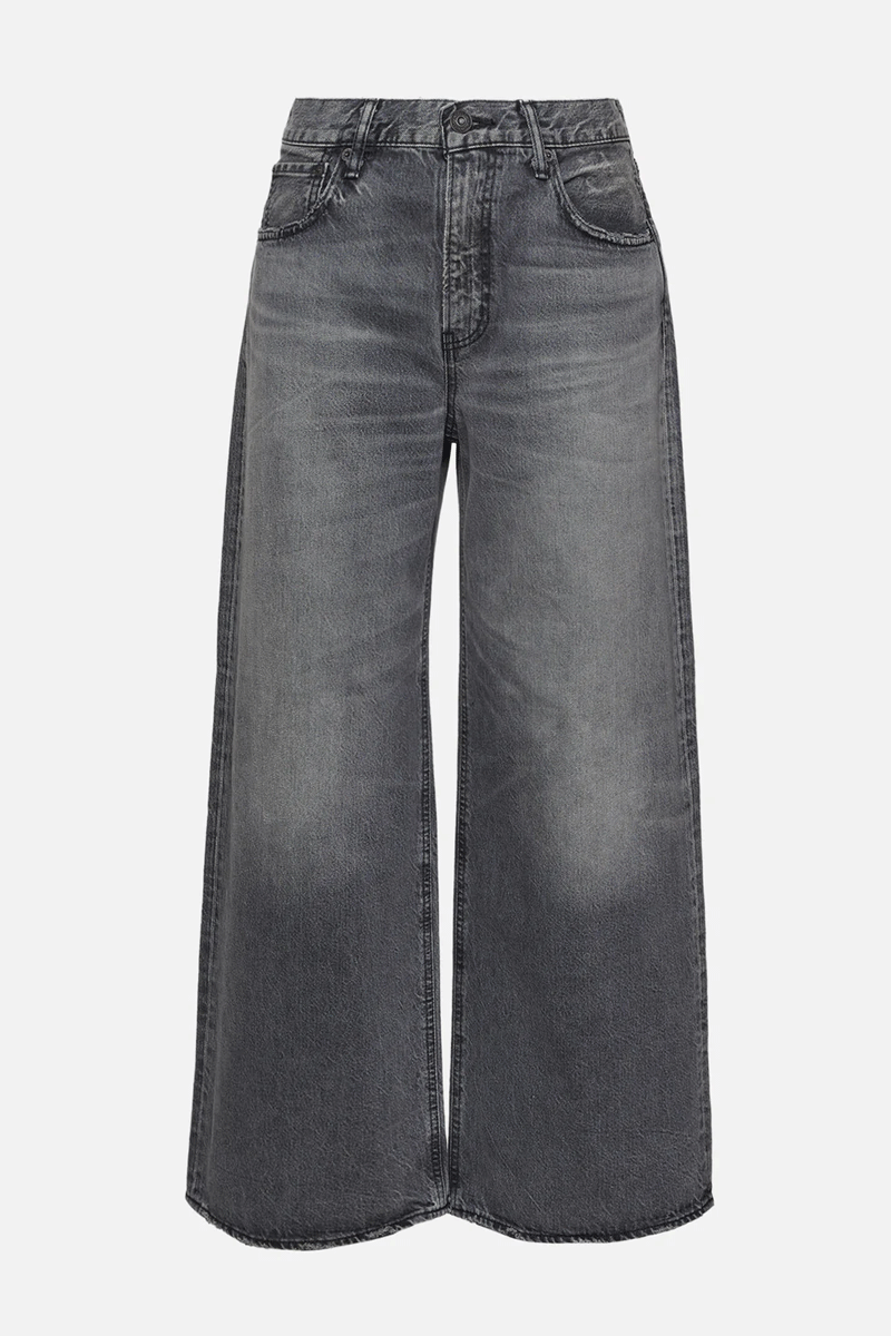 Elmont Super Wide Pants - Light Black