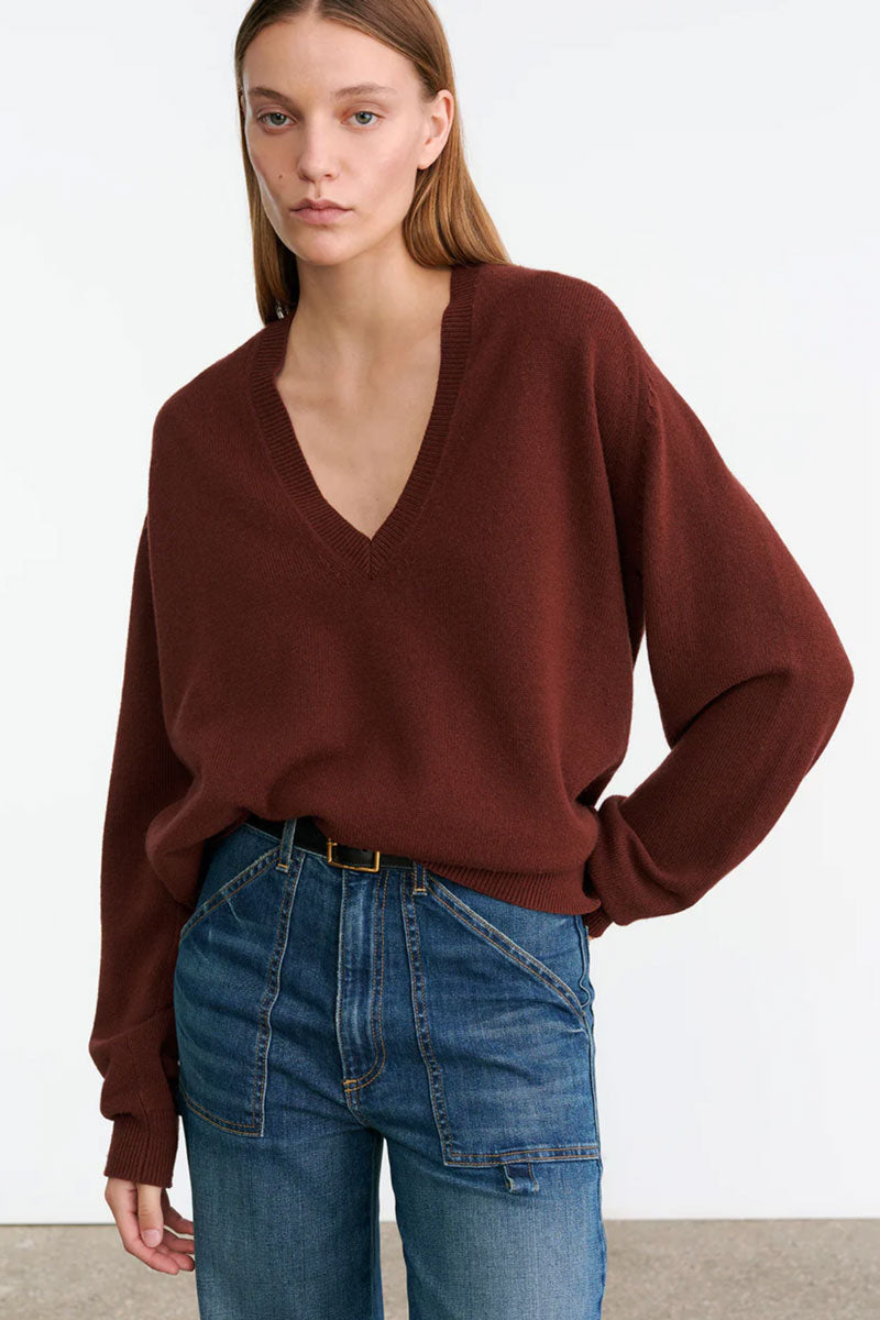 Feron Sweater - Dark Rust