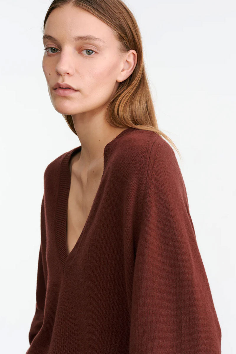 Feron Sweater - Dark Rust
