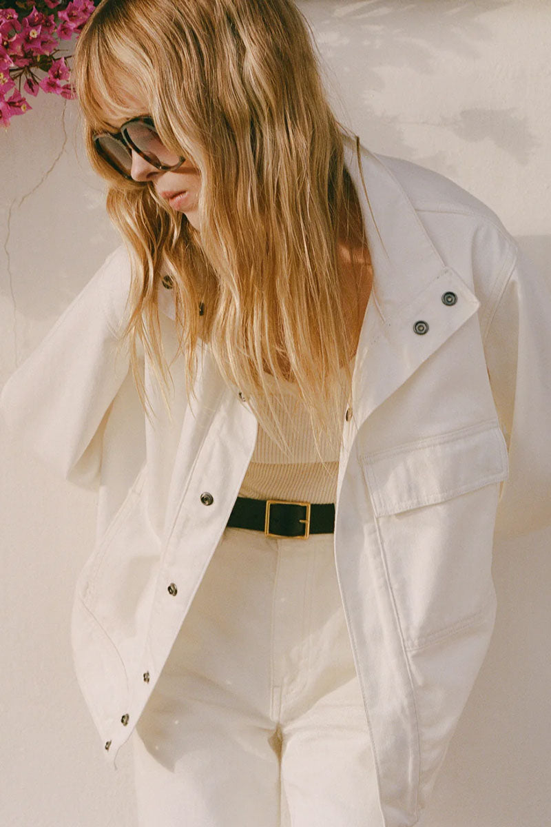 Marilou Denim Jacket - Cream