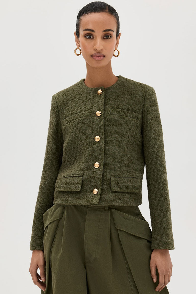Paige Jacket - Army Green