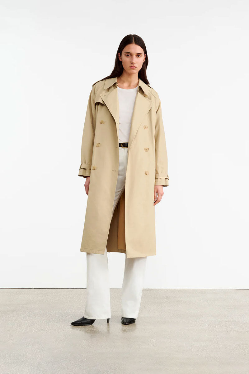 Tanner Trench Coat - Khaki