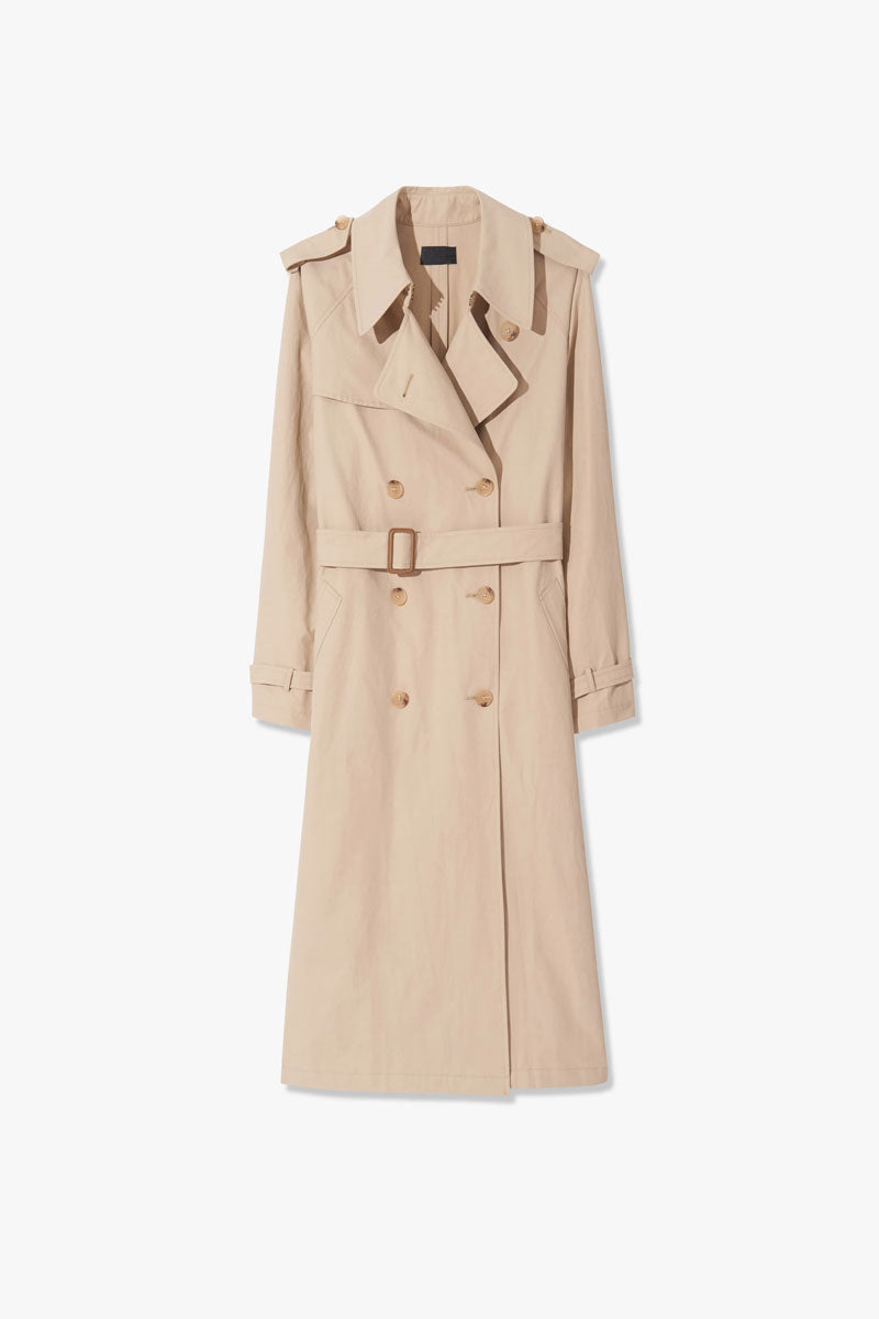 Tanner Trench Coat - Khaki