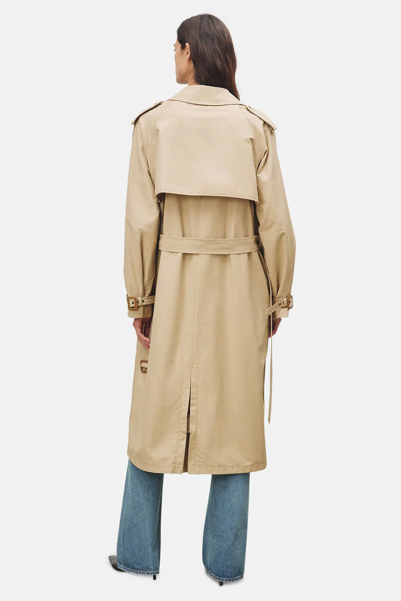 Tanner Trench Coat - Khaki