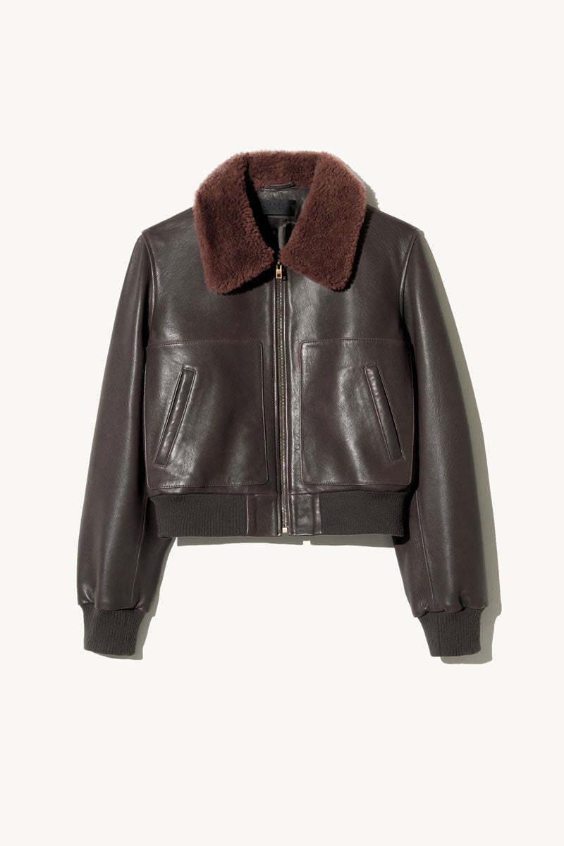 Tom Leather Jacket - Dark Brown