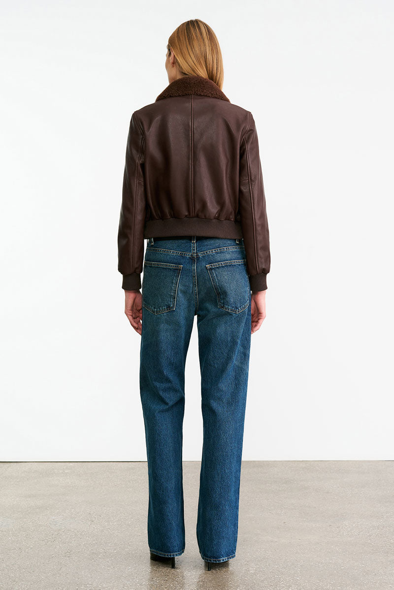 Tom Leather Jacket - Dark Brown