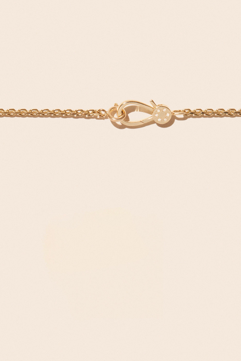 Paloma Long Necklace - Yellow Gold & Diamonds